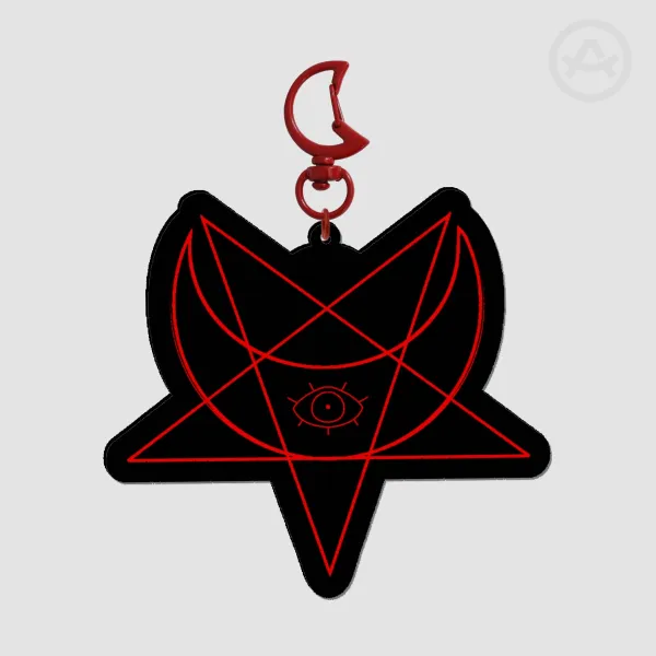 HER symbol Glitter Acrylic Keychain