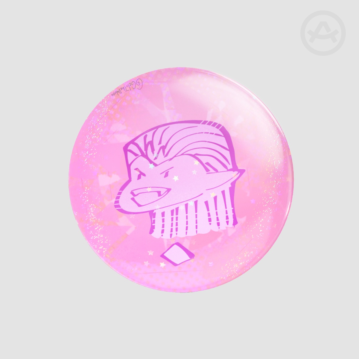 [Doodles][cartoon] Silly Fenzy ≡ Round Badge (Button Pin)