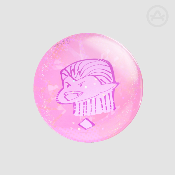 [Doodles][cartoon] Silly Fenzy ≡ Round Badge (Button Pin)