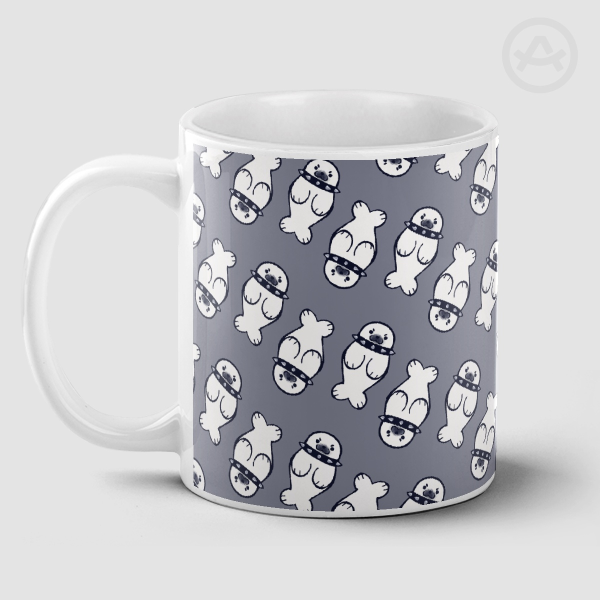 Spiky Seal Pup Mug