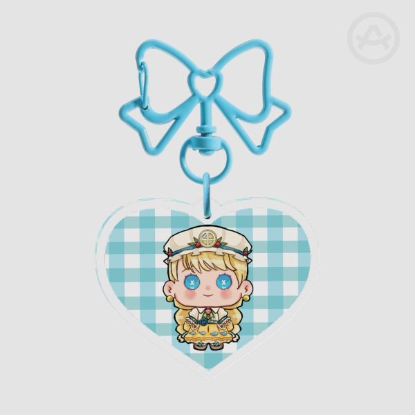 Invis Clear Acrylic Keychains (Marvel Rivals)