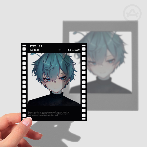 Shuu Film Polaroid Photocards - 2.83x3.38"(72*86mm), Black Film