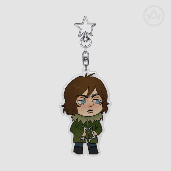 Liam Gallagher Epoxy Clear Acrylic Keychain