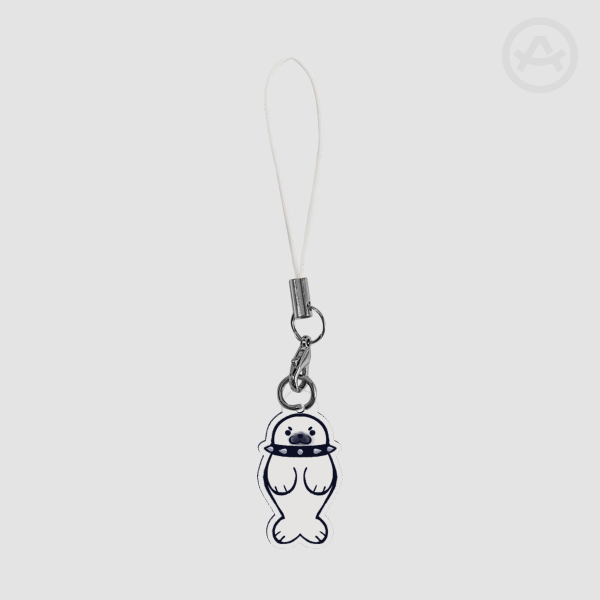 Spiky Seal Pup Phone Charm