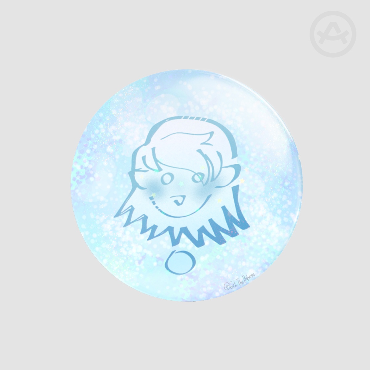 [Doodles][cartoon] Silly Cloe ≡ Round Badge (Button Pin)