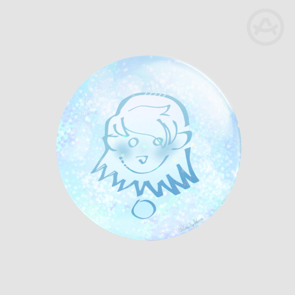 [Doodles][cartoon] Silly Cloe ≡ Round Badge (Button Pin)