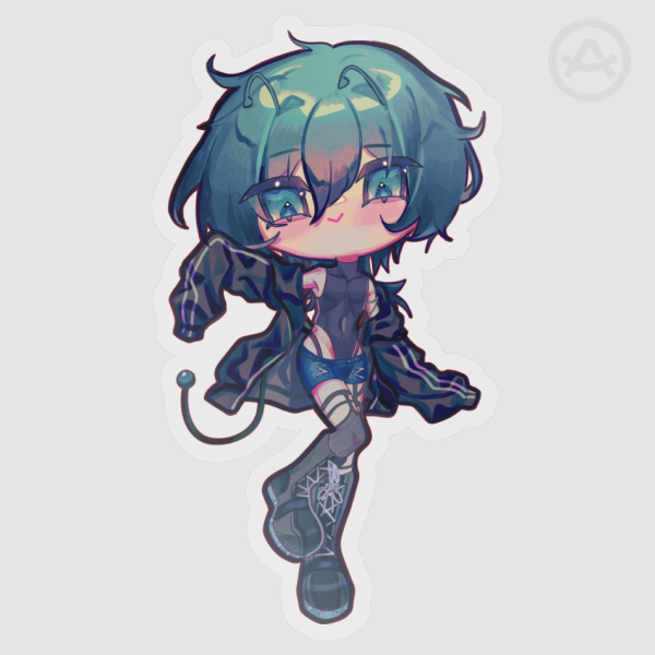 Shuu Casual Clear PET Vinyl Die Cut Stickers - flonithe021