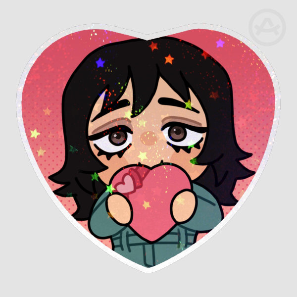 Valentines Anya Sticker