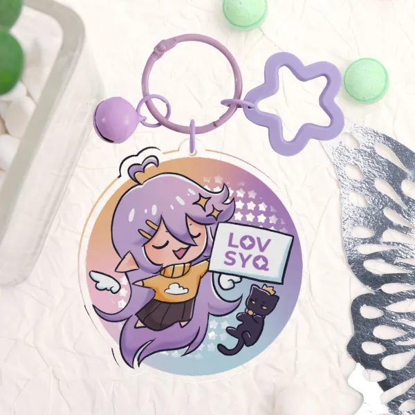 Chibi Kiyumi & Eyeball LOVSYQ Acrylic Keychain