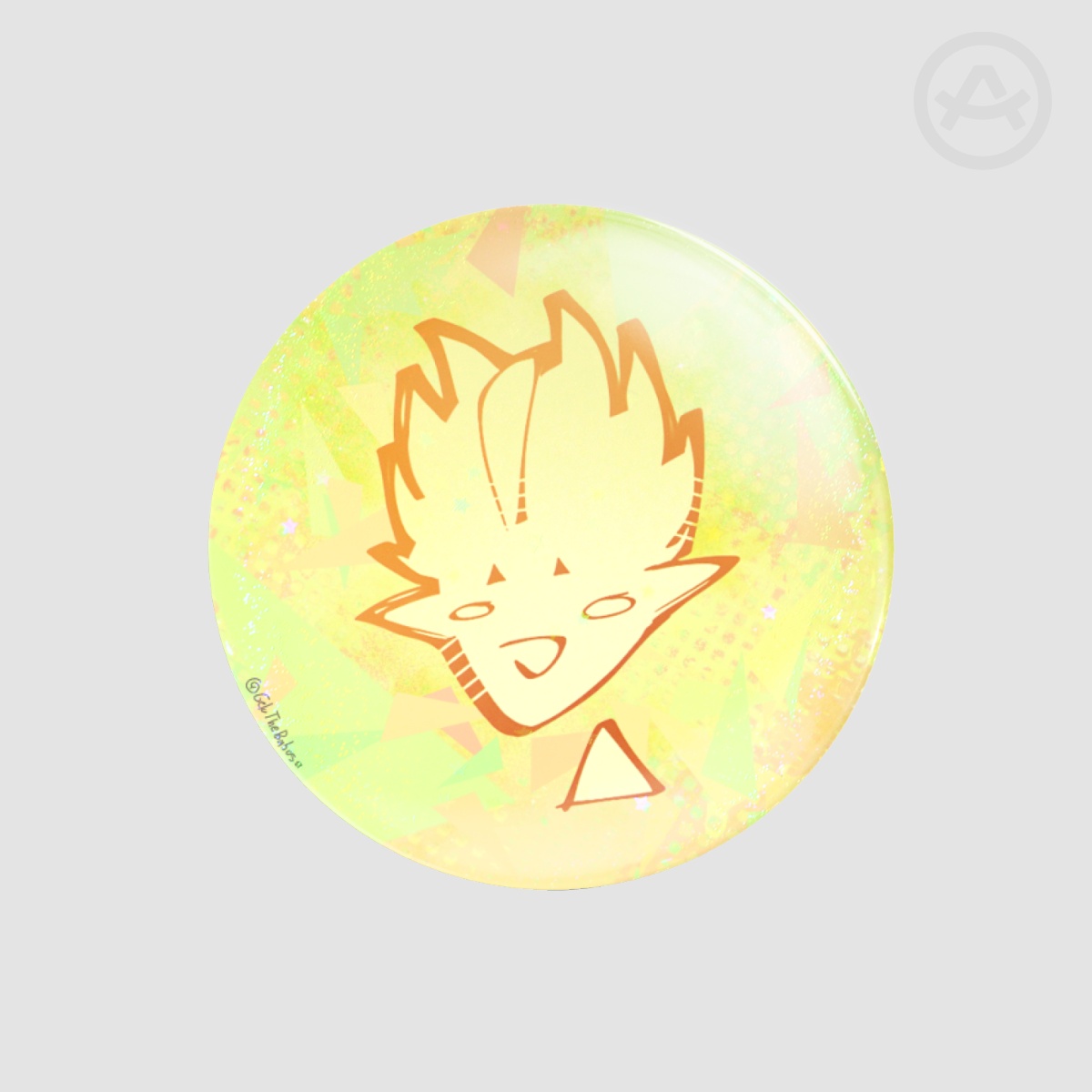 [Doodles][cartoon] Silly Zak ≡ Round Badge (Button Pin)