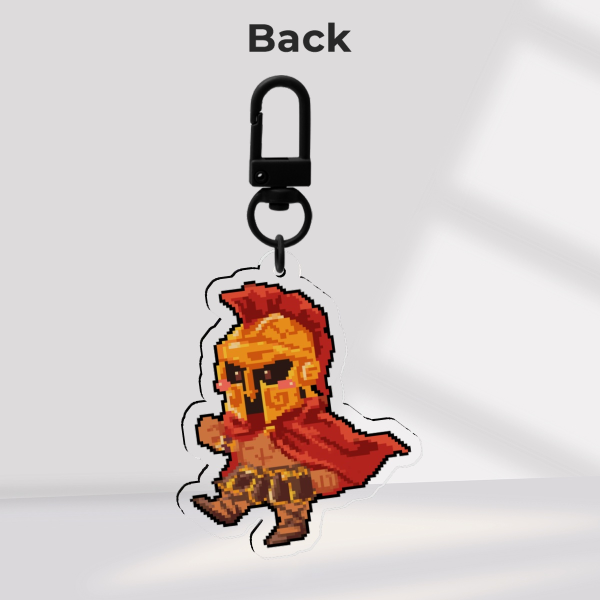 8-bit Ares Keychain