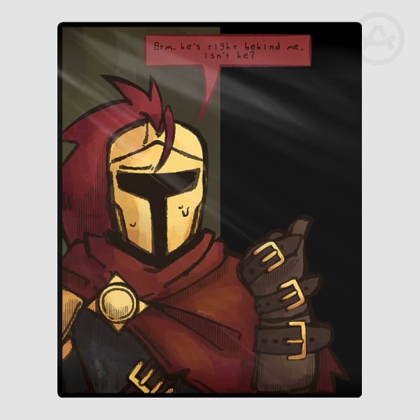 He’s Right Behind Me Sticker