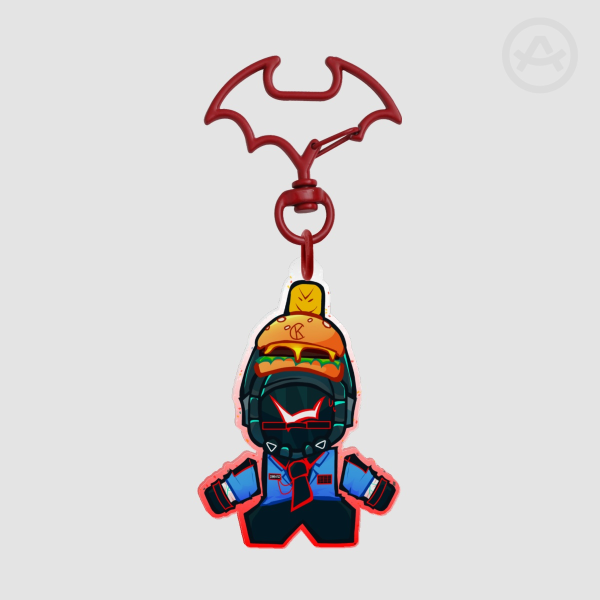Don 00n7n7 Termination Protocol Glitter Acrylic Keychain
