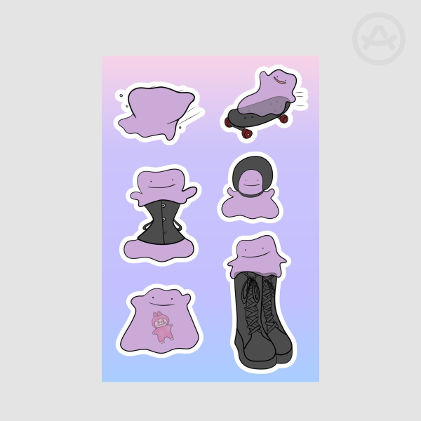 Silly Ditto Sticker Sheet