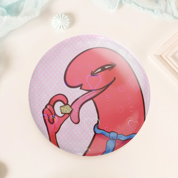 Freaky Allan Cheese Pin