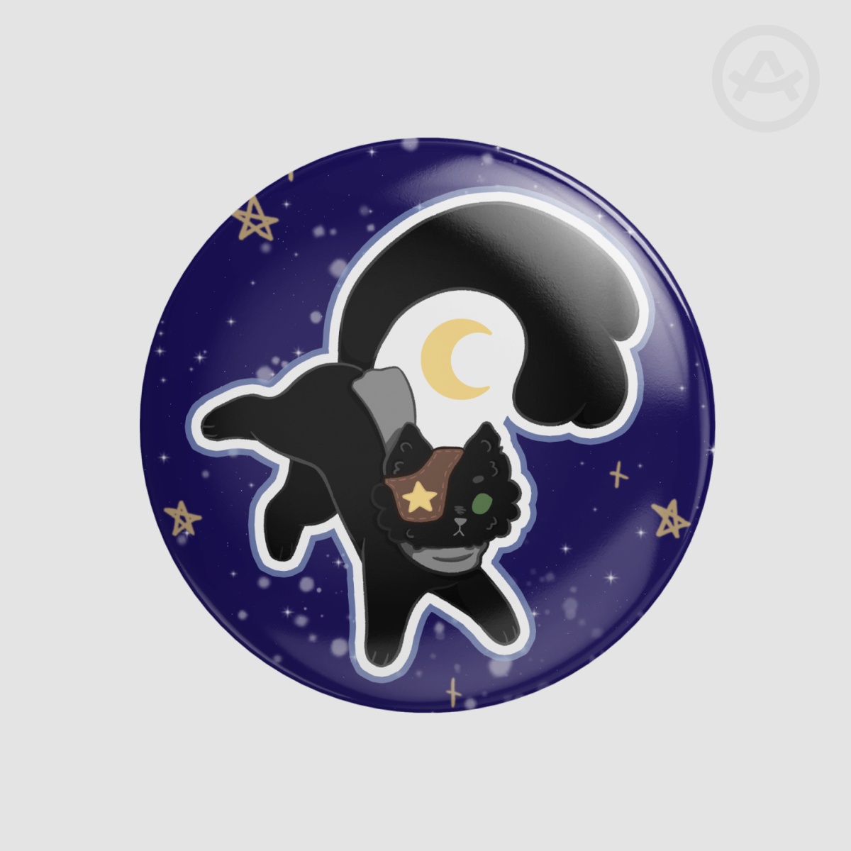 Midnight Button/Pin