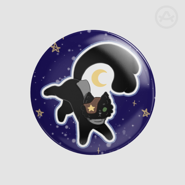Midnight Button/Pin