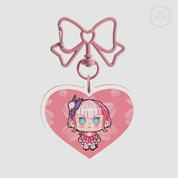 Psy Clear Acrylic Keychains (Marvel Rivals)