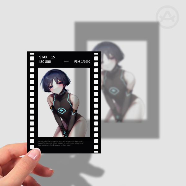 Wanderer / Scaramouche Film Polaroid Photocards - 2.55x3.54"(65*90mm), Black Film