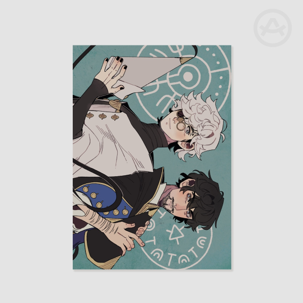 Witch Hat Atelier Qifrey and Olruggio print