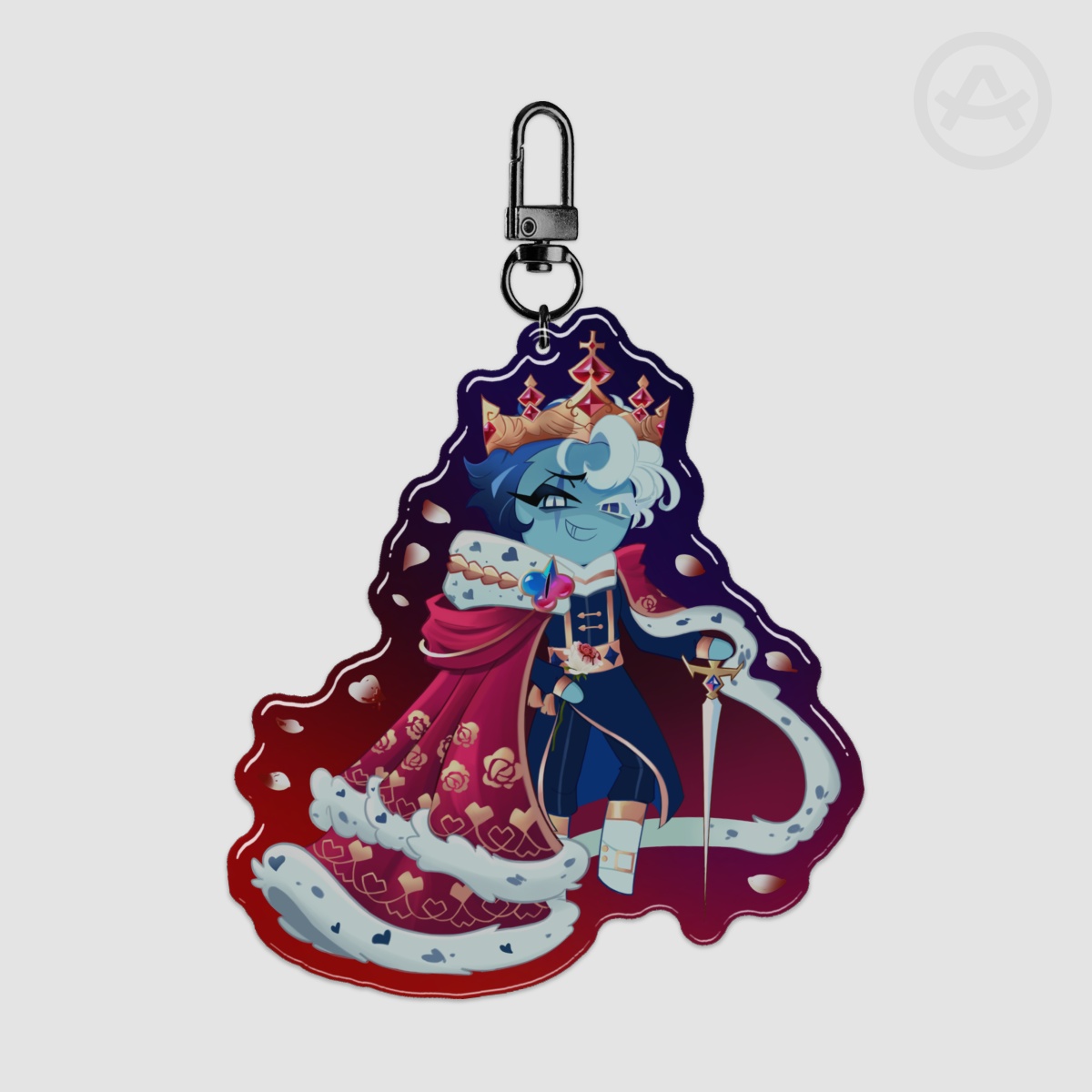 Ad-Lib shadow milk keychain