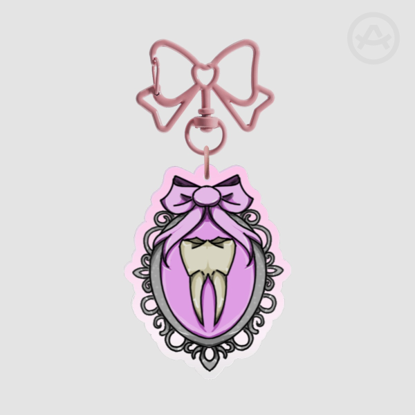 'Pretty teeth' Acrylic Keychains