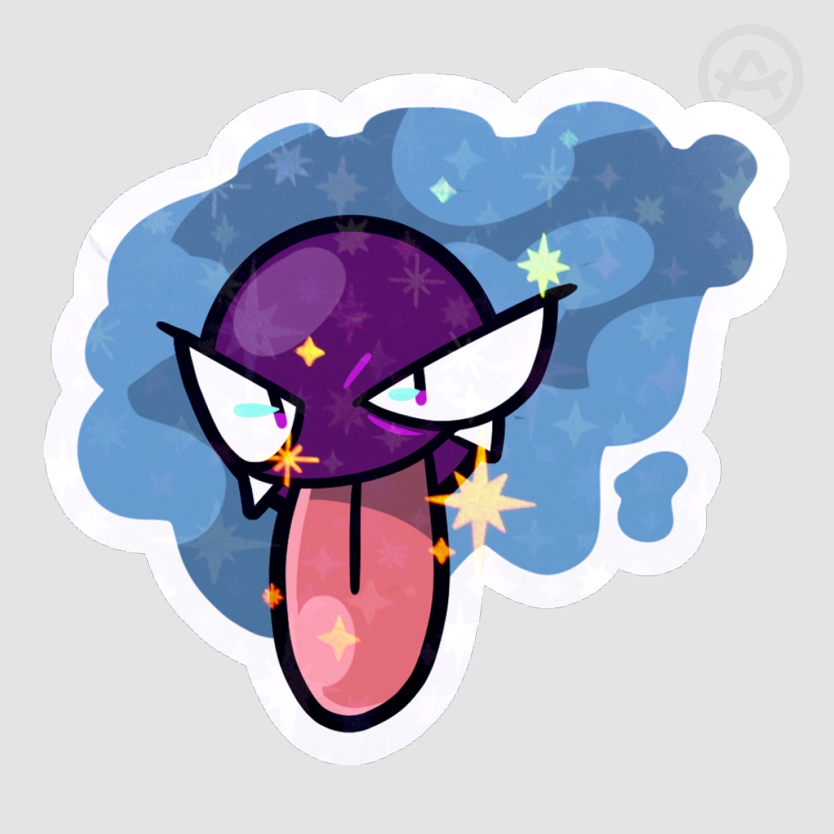 Shiny Gastly Sticker