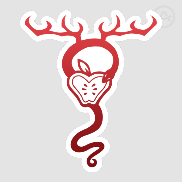 Radioapple Sigil (Die Cut Sticker)