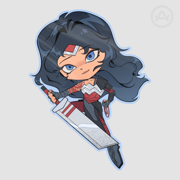 absolute wonder woman sticker