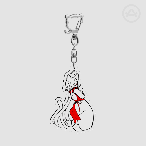 Kitty B | Clear Acrylic Keychains