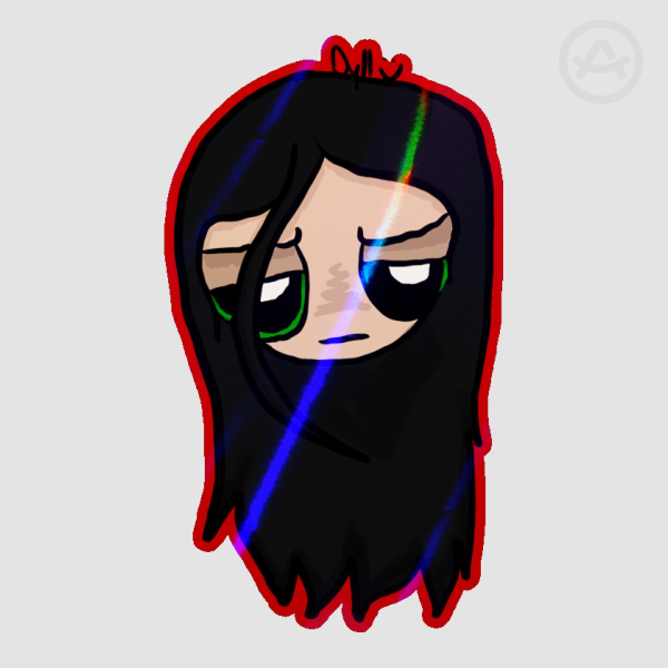 Puffedklok Nathan Edge Die Cut Stickers