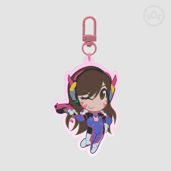 D.va Clear Acrylic Keychain