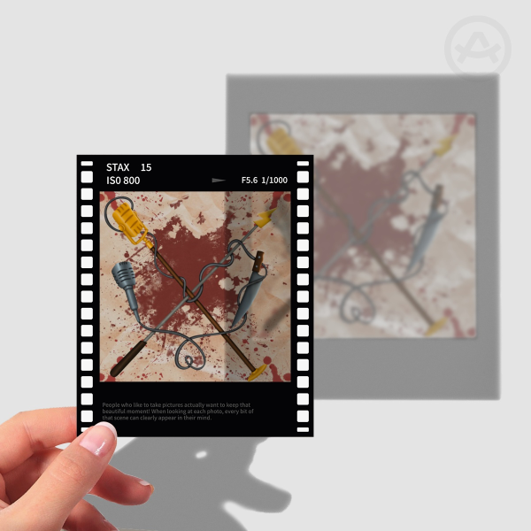 MurderMedia Polaroid Photocard