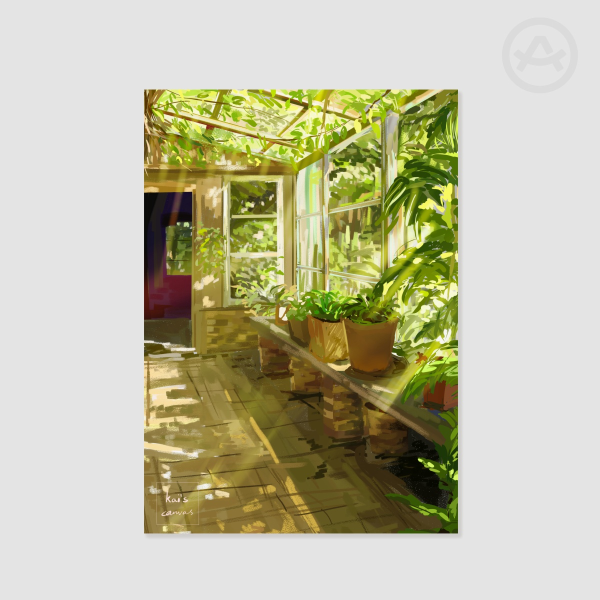Green House | A3 Poster Print