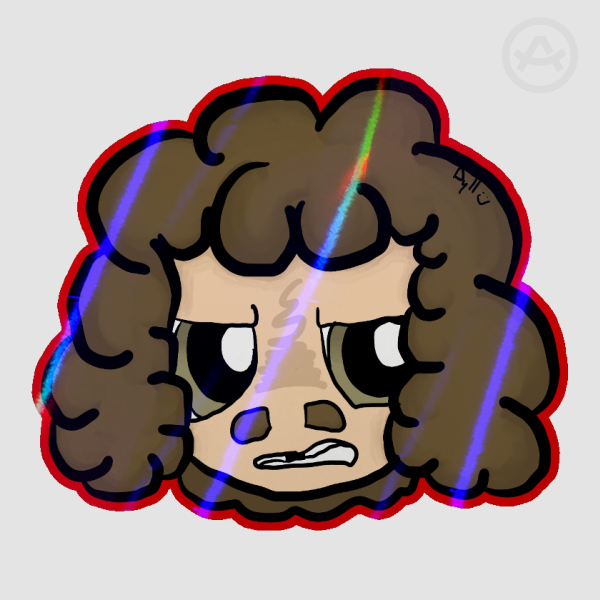 Puffedklok Murderface Edge Die Cut Stickers