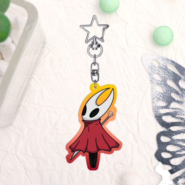 Hollow Knight 'Hornet' keychains
