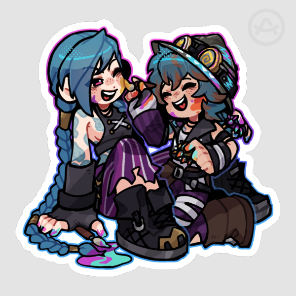 [ ARCANE ] Jinx & Isha Sticker
