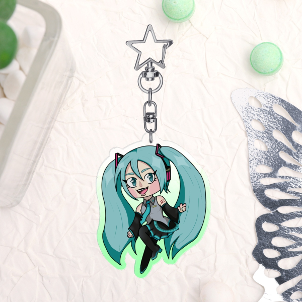 Hatsune Miku Acrylic Keychains