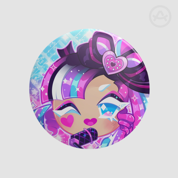 Shining Glitter Cookie Button