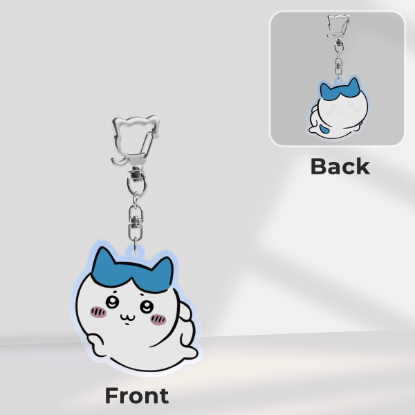Double-Sided Hachiware Acrylic Keychain