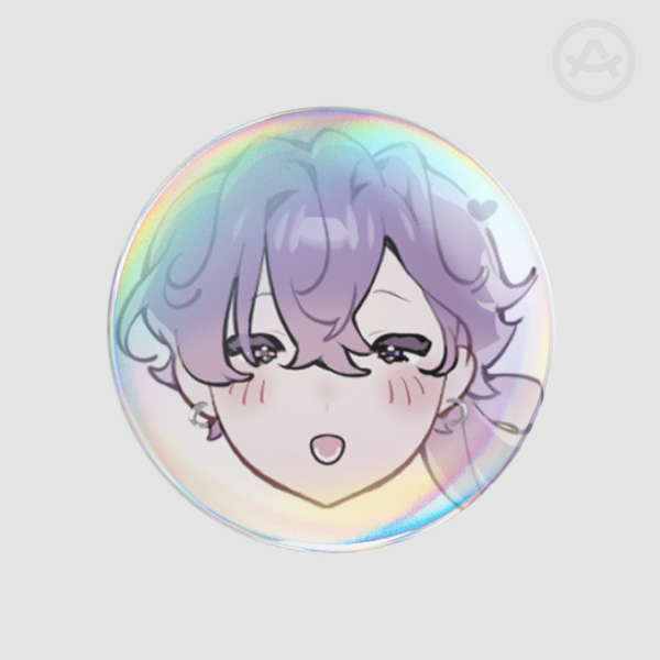 BB-Routine Happy face 🌈 [Mama] Round Badge