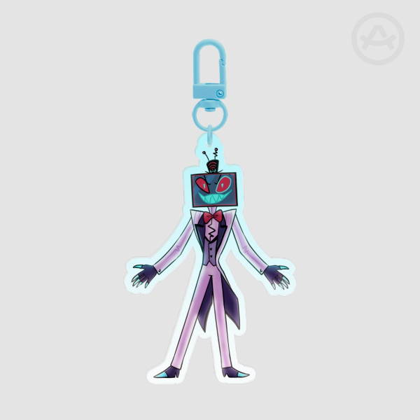 Hazbin Hotel: Vox Colored Edge Acrylic Keychain