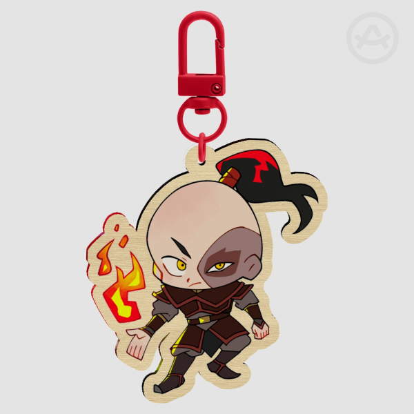 Zuko Wood Keychains