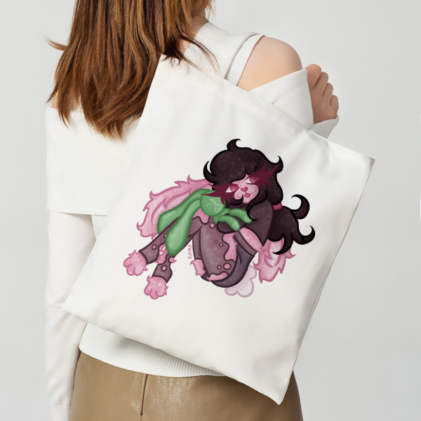 Ashley with Andy Bunny Tote 🩷 TCOAAL