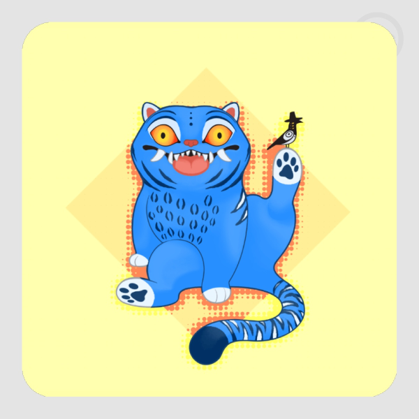 Derpy tiger and Sussie Sticker