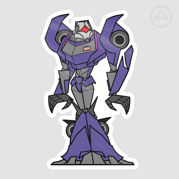 TFP Steve - Robot Drama Island - Die Cut Stickers