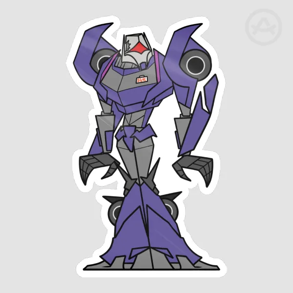 TFP Steve - Robot Drama Island - Die Cut Stickers