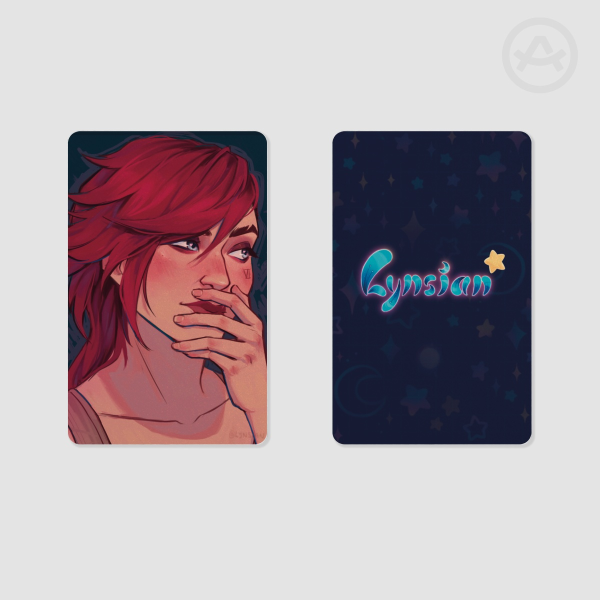 Blushing Vi Pearl Paper Photocards