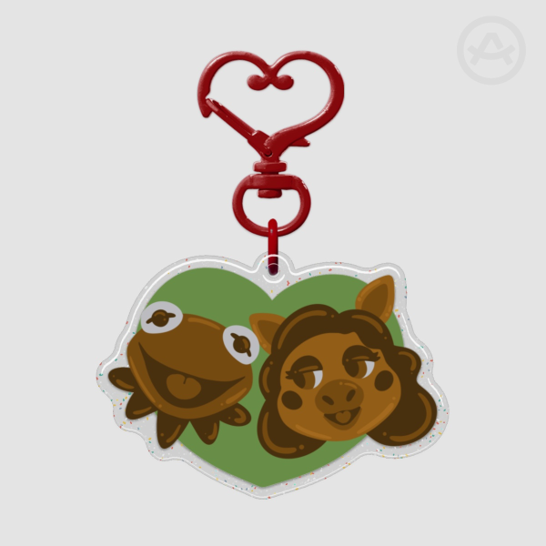 Chocolate box classic lovers Epoxy Glitter Acrylic Keychains