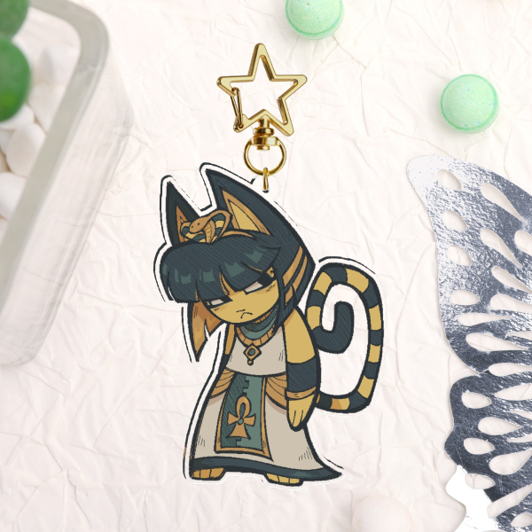 Ankha Keychain - FAN ART